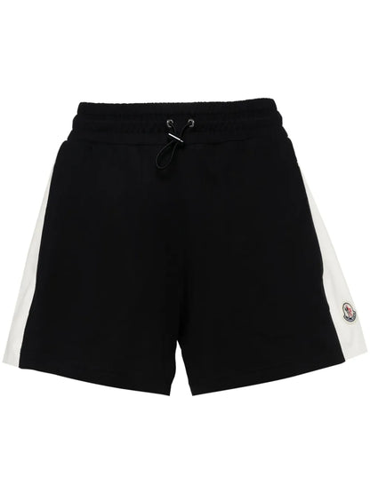 Logo-Appliqué Striped Shorts