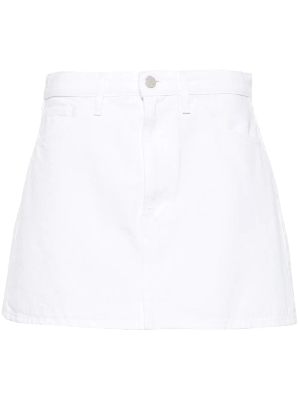 A-Line Denim Miniskirt