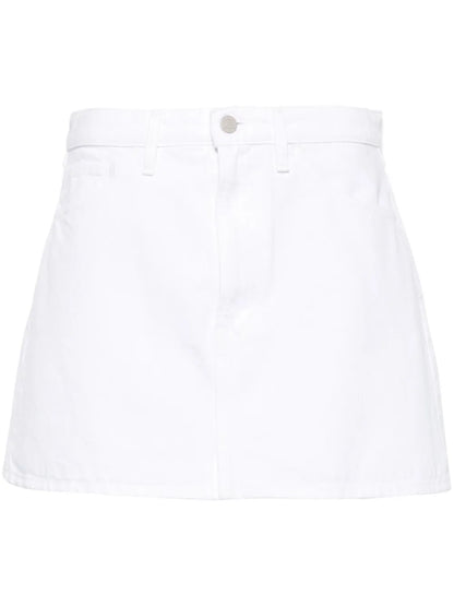 A-Line Denim Miniskirt