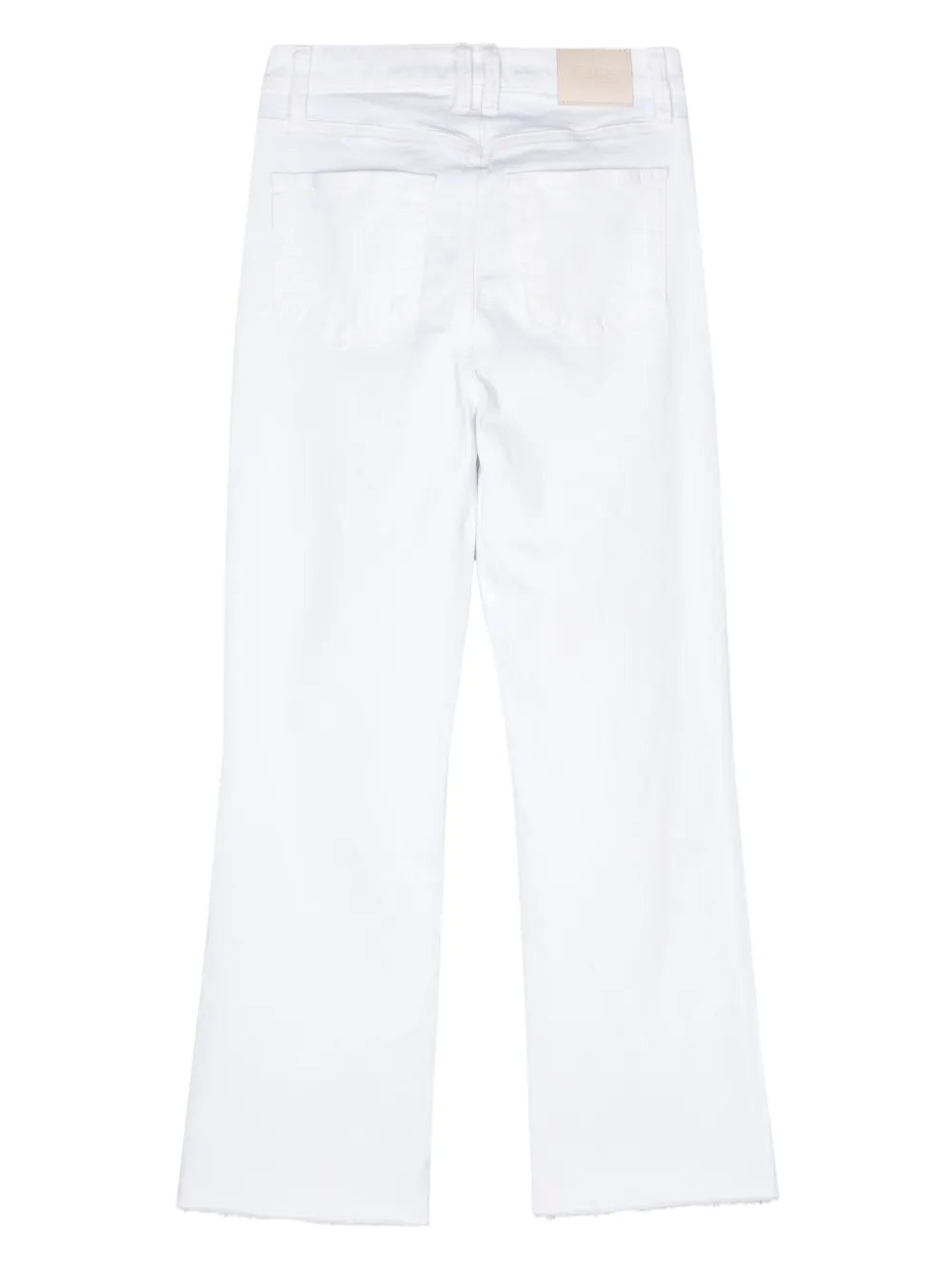 Raw-Cut Straight Jeans
