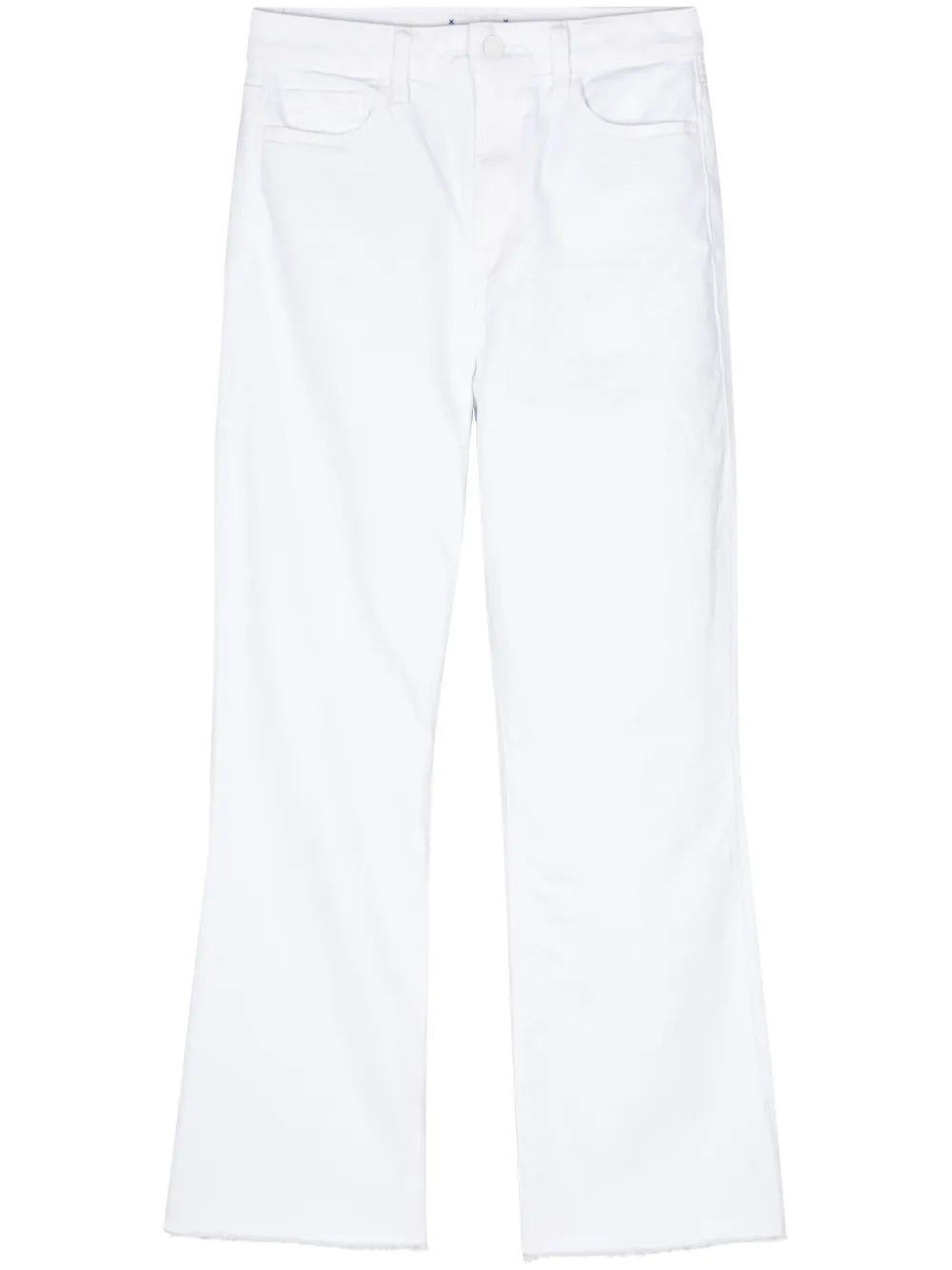 Raw-Cut Straight Jeans