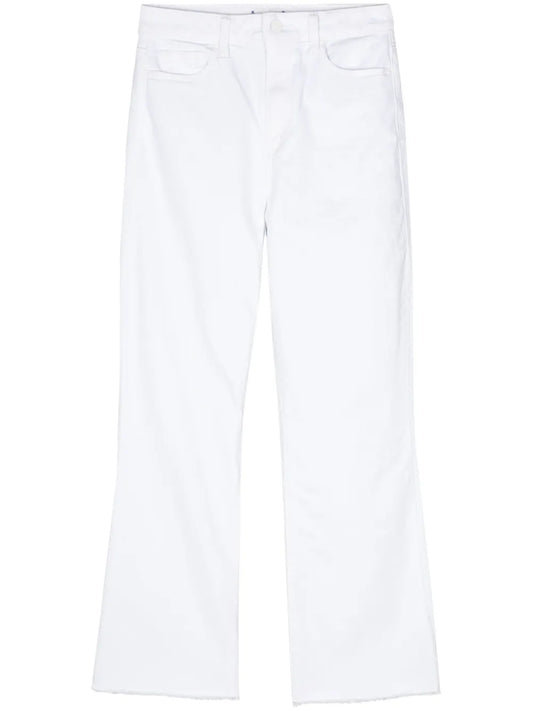 Raw-Cut Straight Jeans