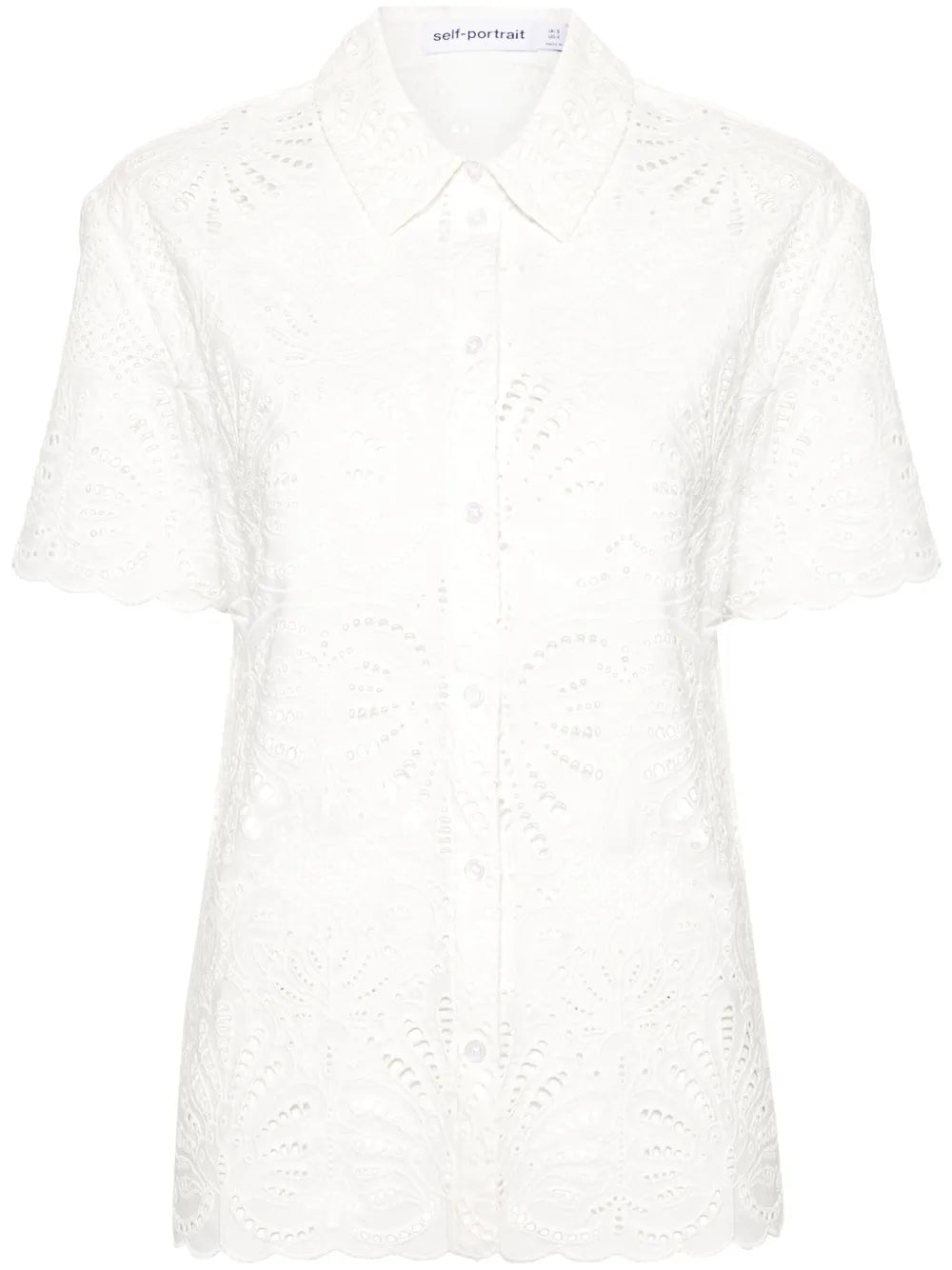 Broderie-Anglaise Cotton Shirt