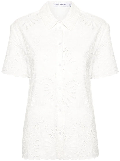 Broderie-Anglaise Cotton Shirt