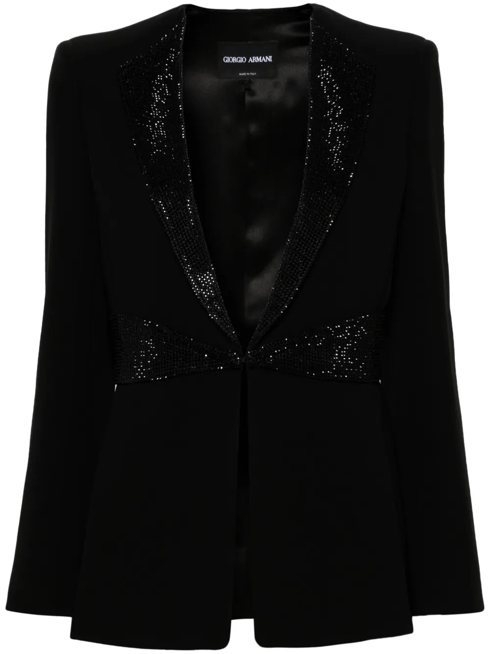 Rhinestone-Embellished Blazer