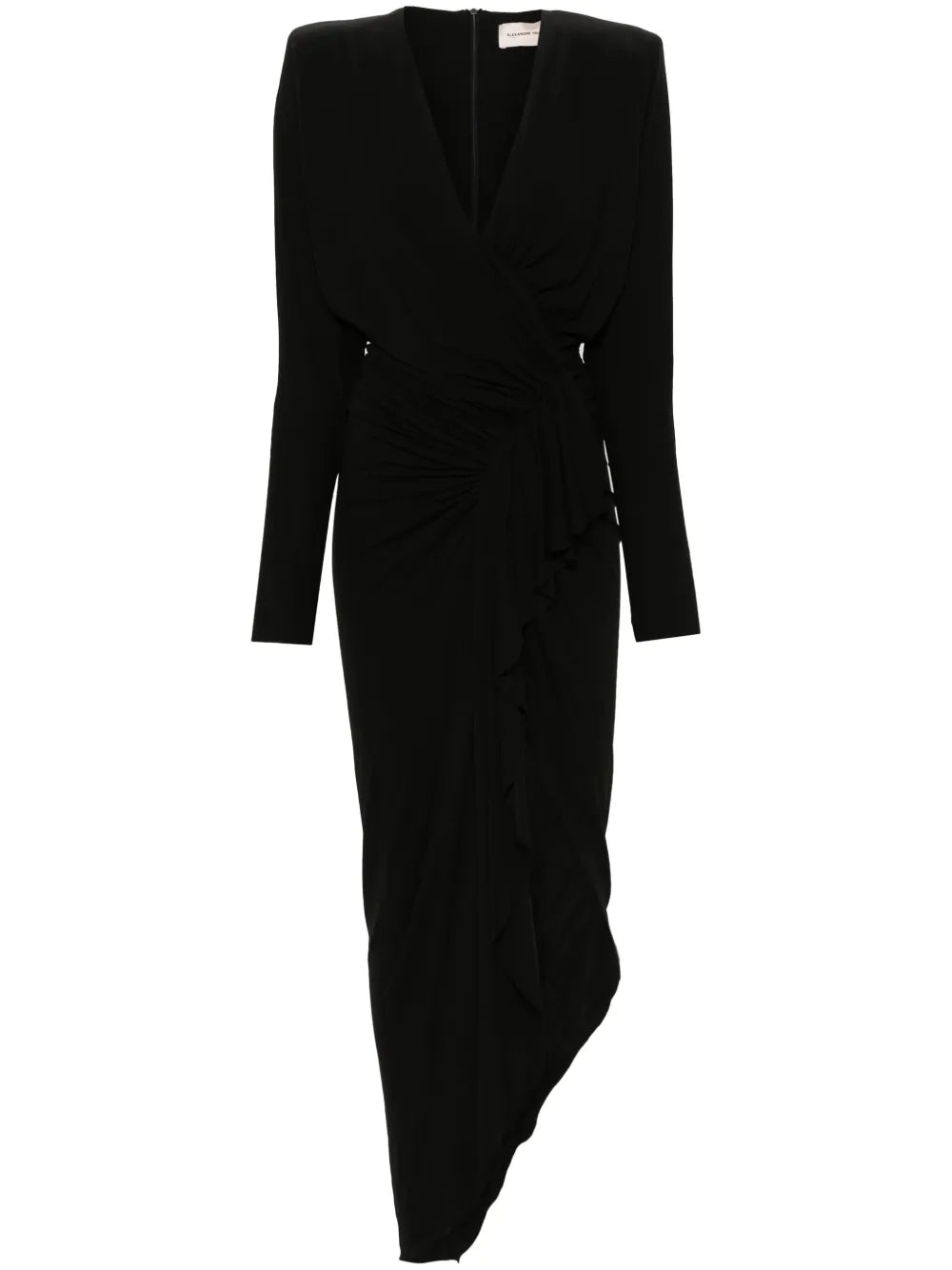 V-Neck Crepe Maxi Dress