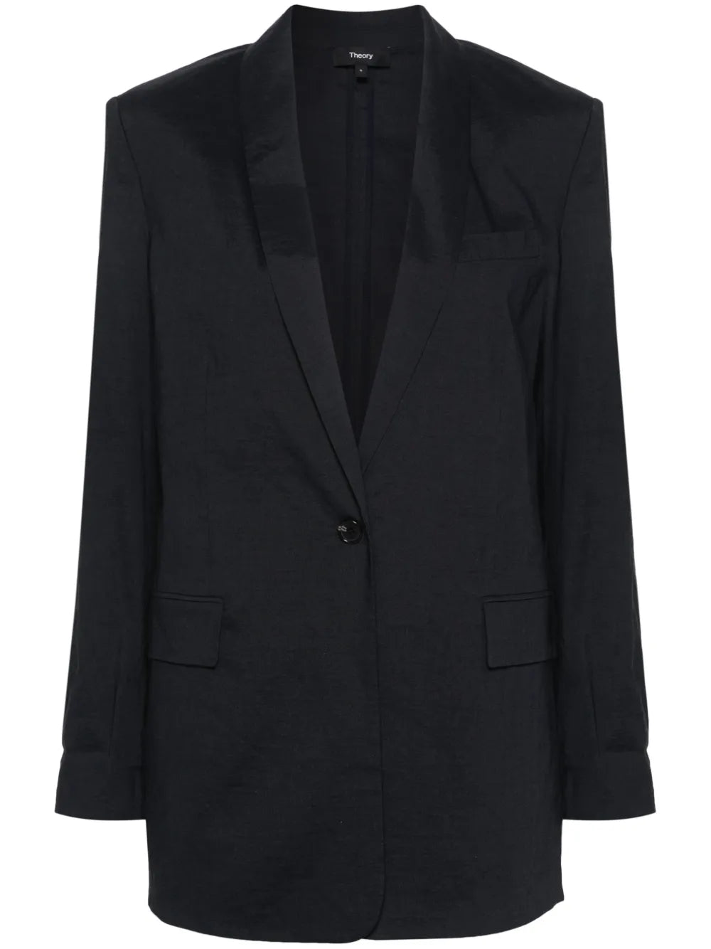 Shawl-Lapels Single-Breasted Blazer