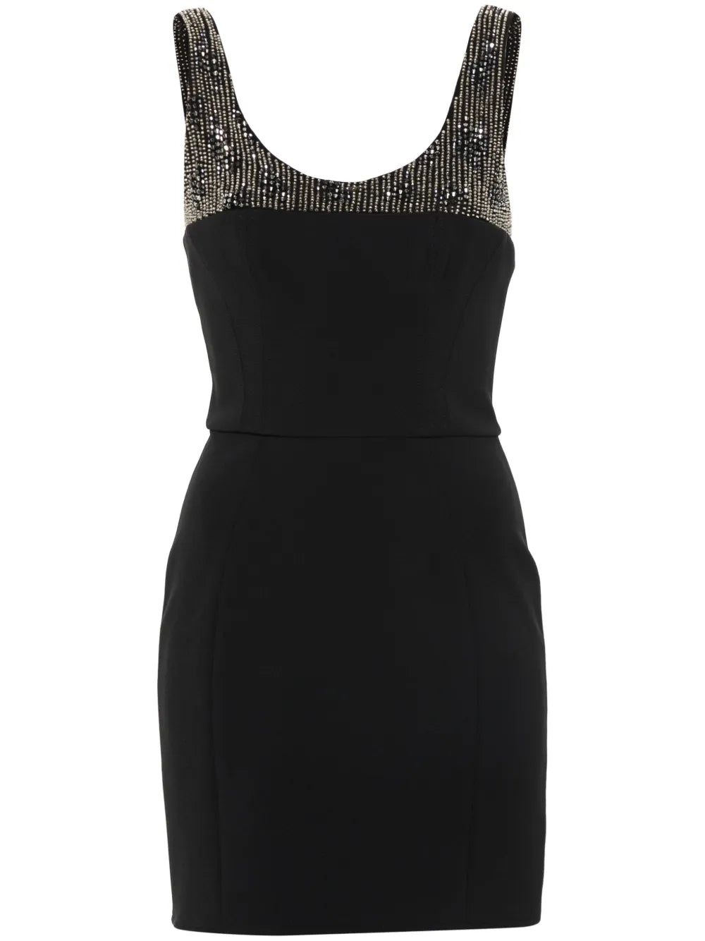 Bead-Embellished Mini Dress
