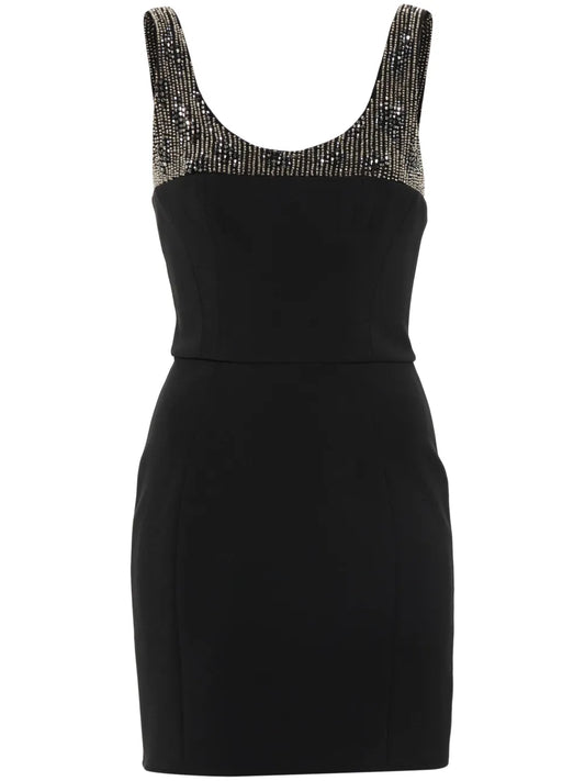 Bead-Embellished Mini Dress