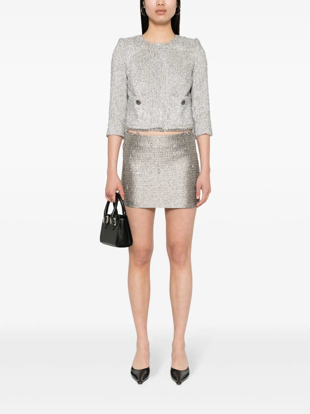 Tweed Mini Skirt
