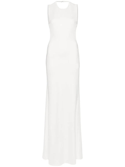 Logo-Plaque Maxi Dress