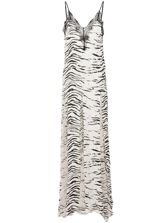 Animal-Print Maxi Dress