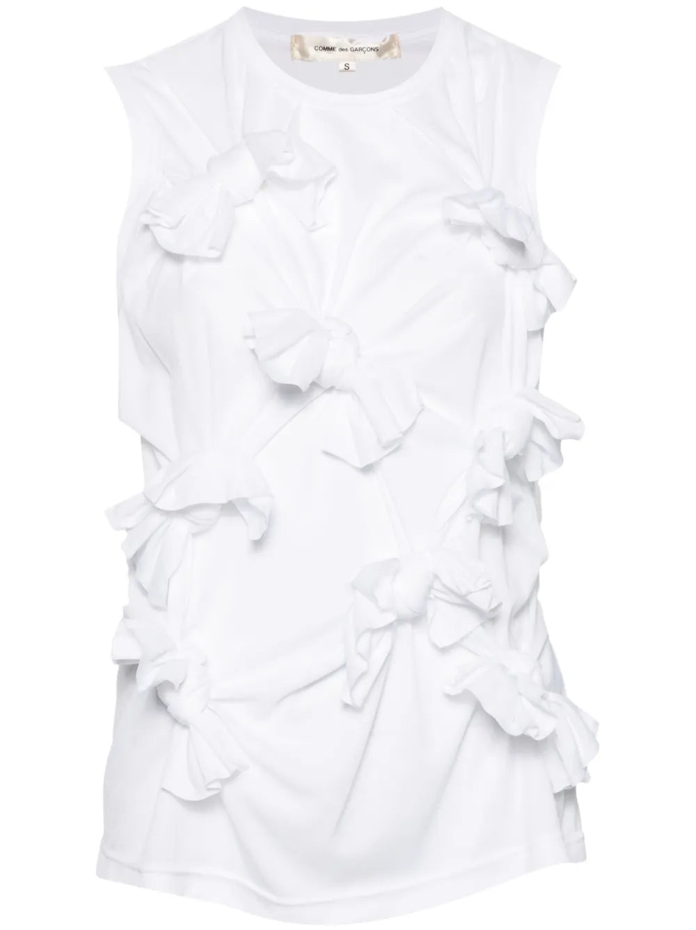Knot-Detailed Jersey Tank Top