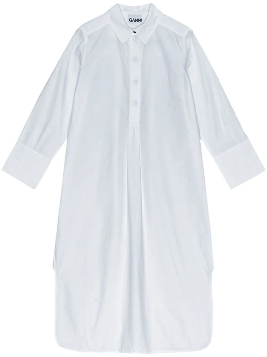Organic Cotton Poplin Shirtdress