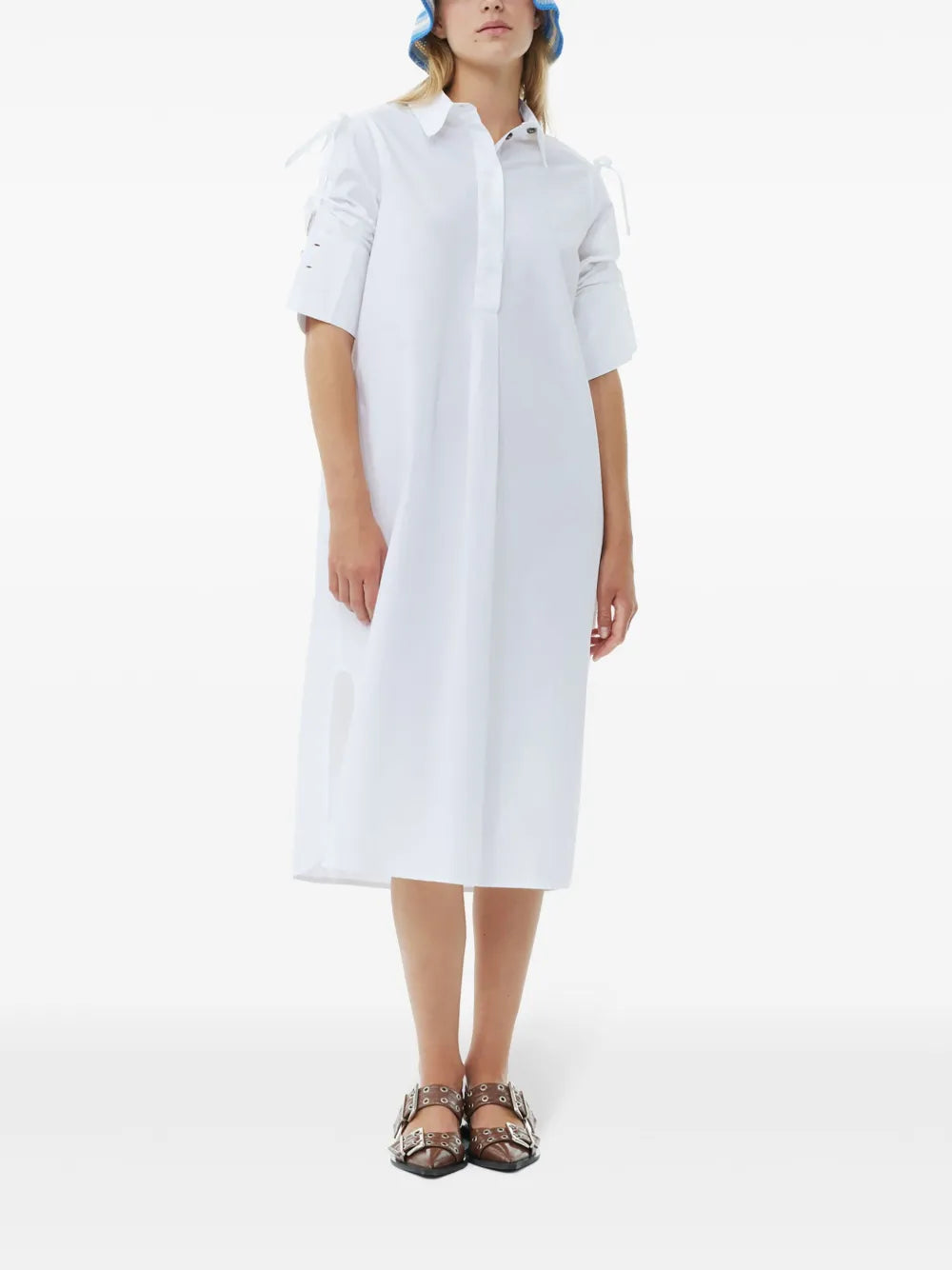 Organic Cotton Poplin Shirtdress