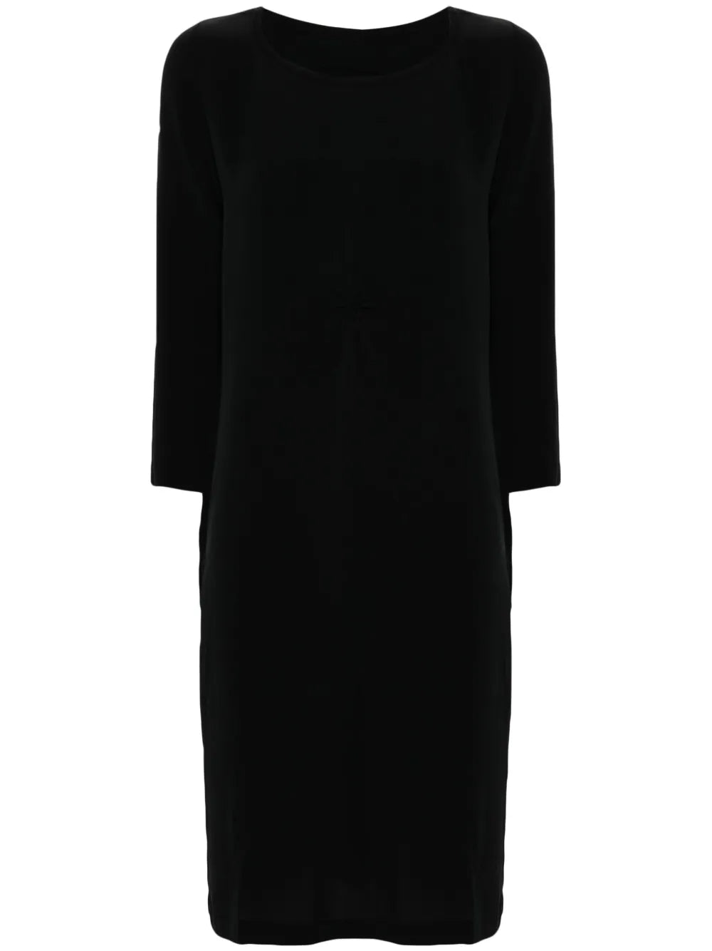 Ruched-Detail Midi Dress