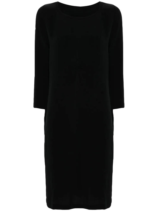 Ruched-Detail Midi Dress