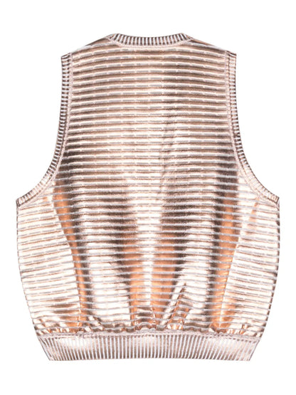 Laminated Knitted Top