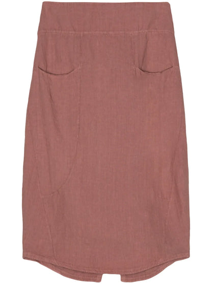 Linen Midi Skirt