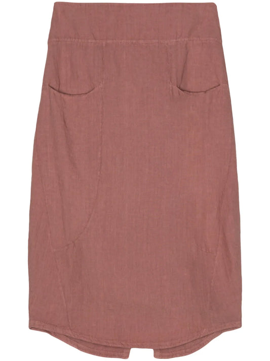 Linen Midi Skirt
