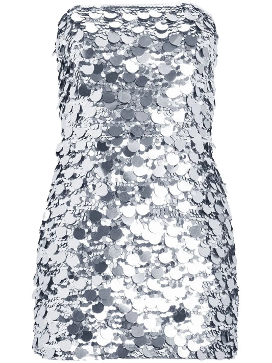 Nolia Sequin-Embellished Strapless Mini Dress