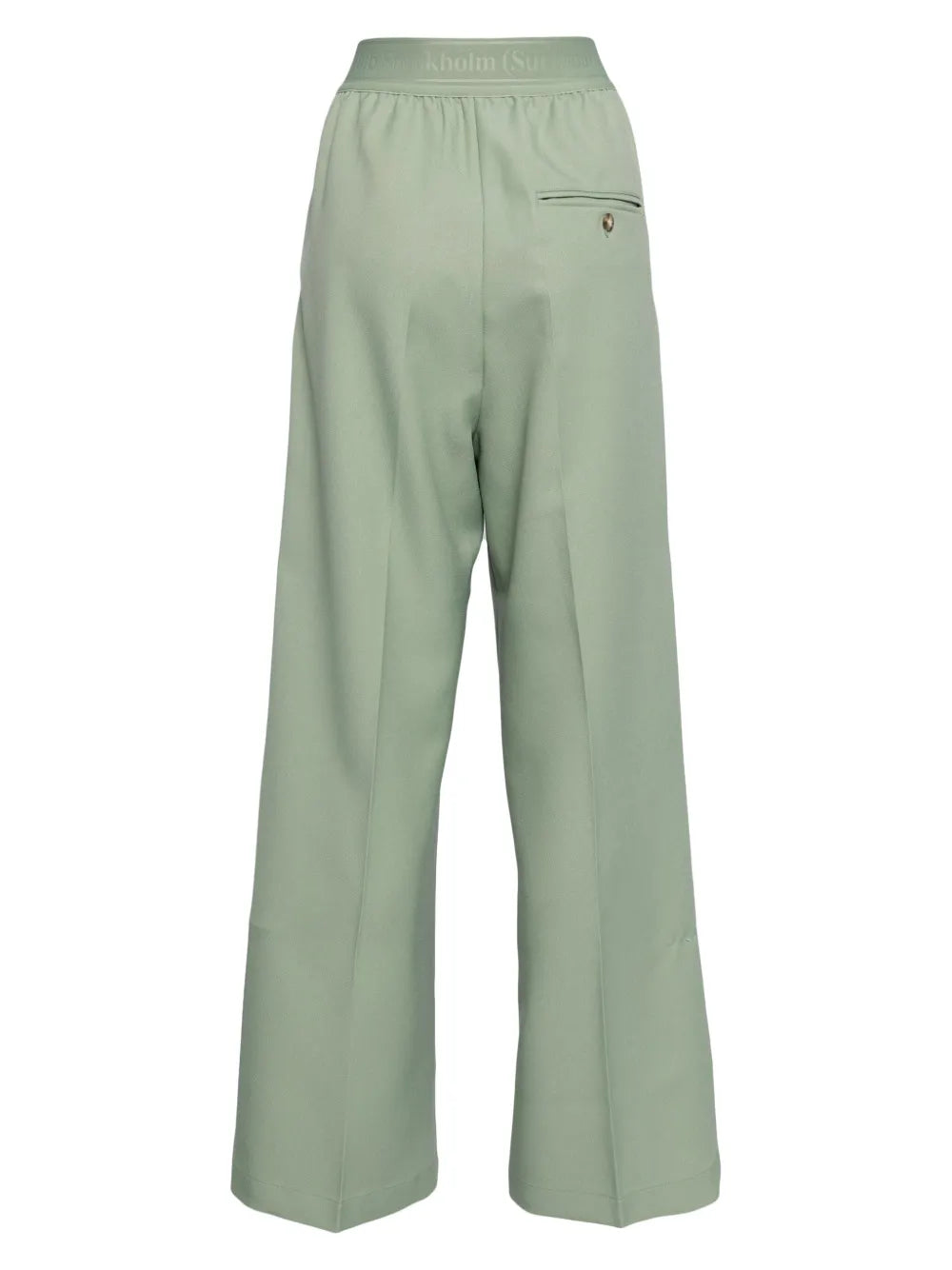 Logo-Waistband Palazzo Pants