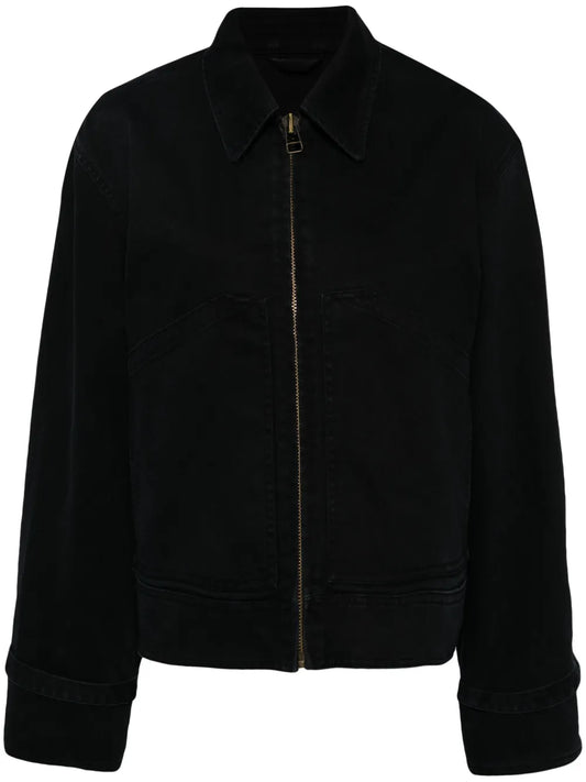 Logo-Print Cotton Jacket