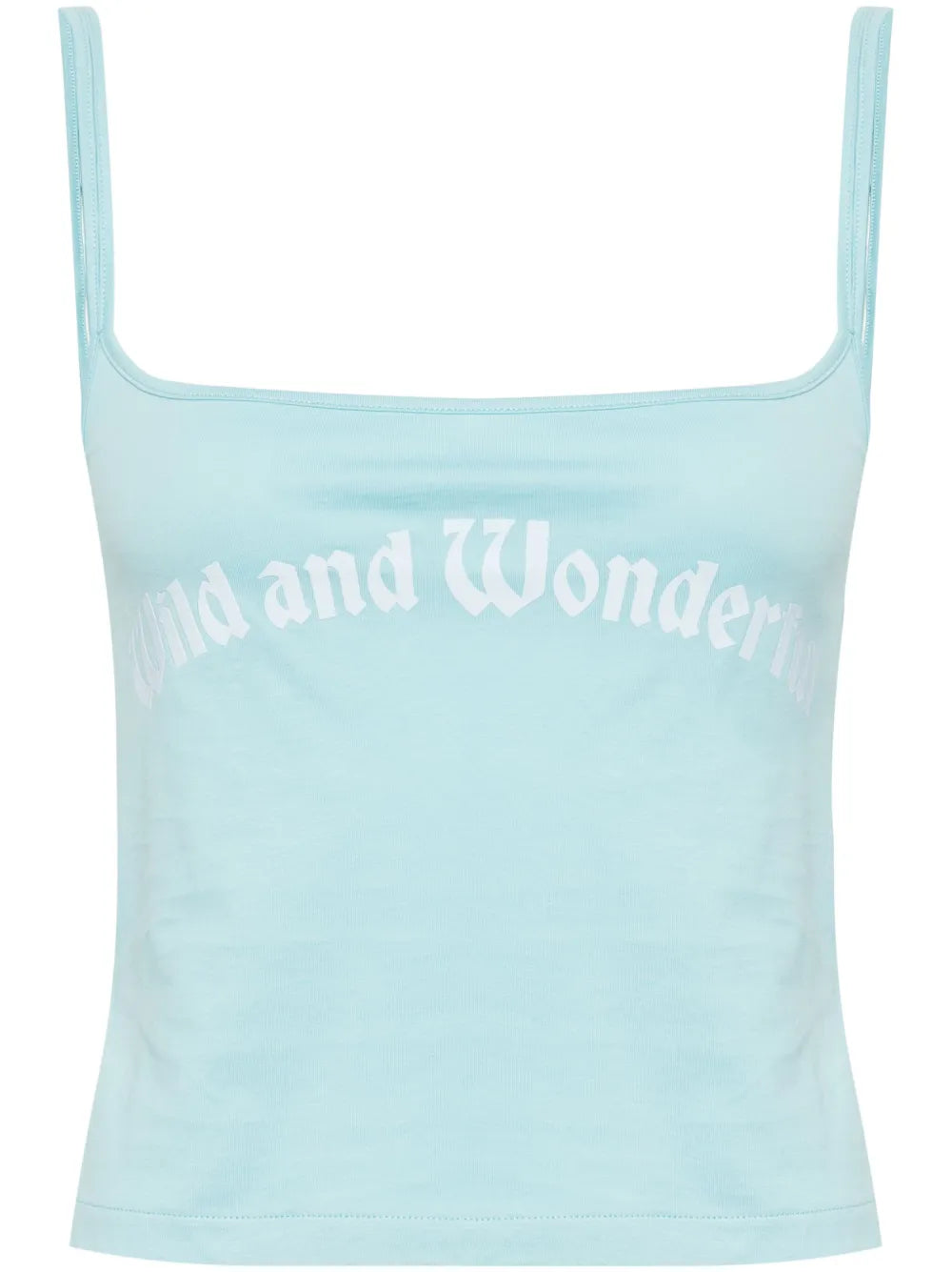 Slogan-Print Cotton Top