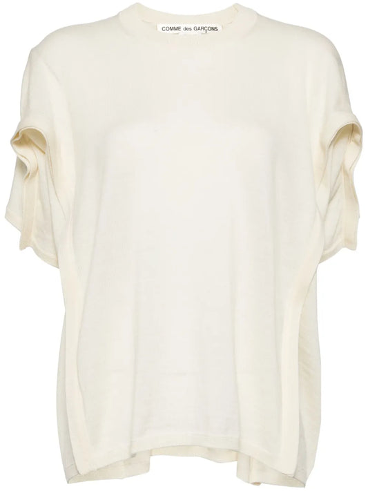 Layered Wool Knitted Top