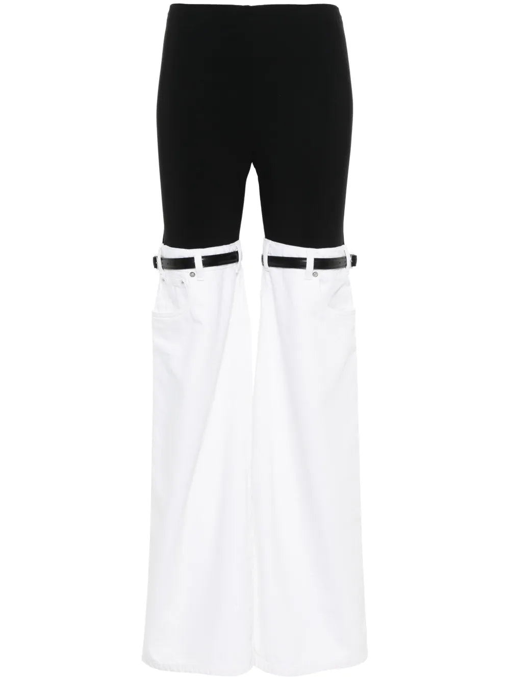 Panelled Flared Trousers