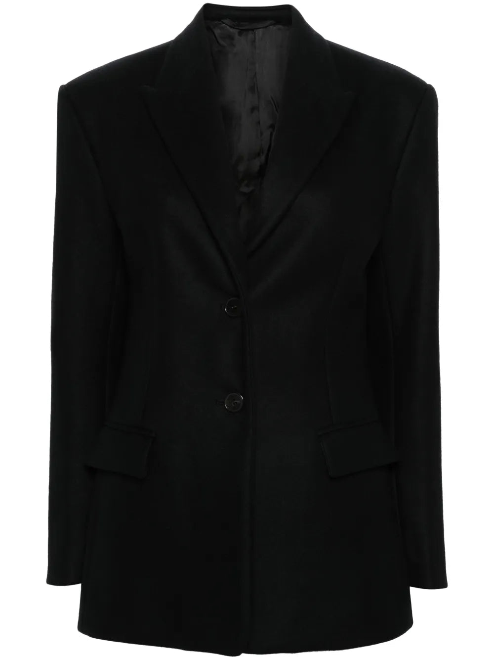 Single-Breasted Wool Blazer