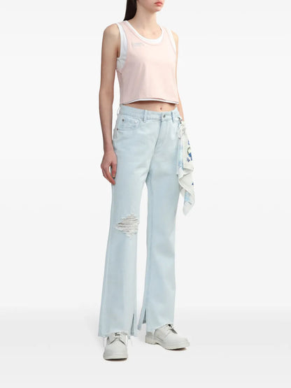 Layered Cotton Tank Top
