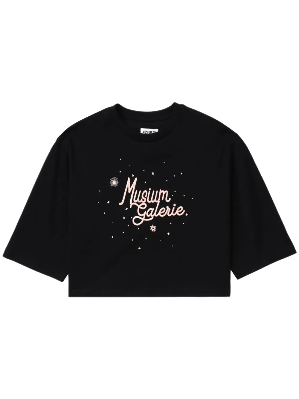 Logo-Embroidered Cropped T-Shirt