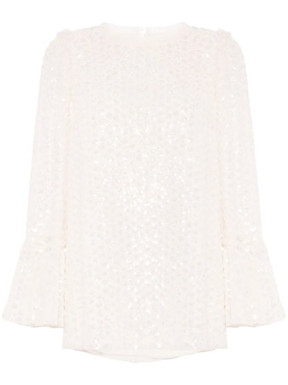 Raindrop Sequinned Blouse