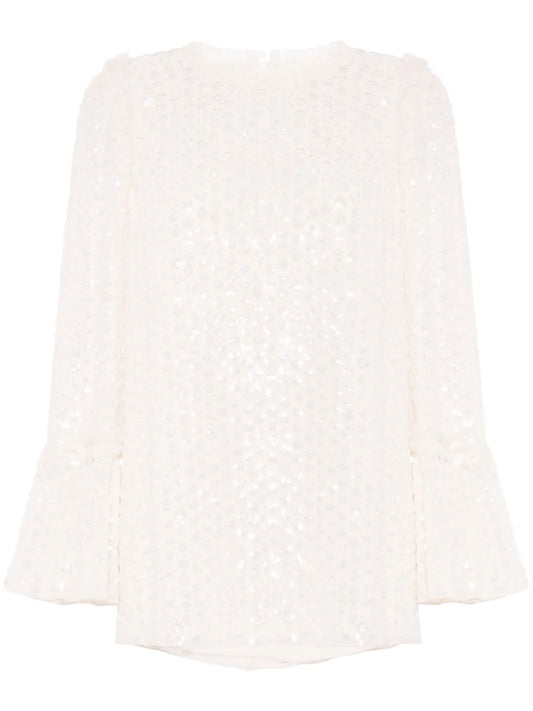 Raindrop Sequinned Blouse