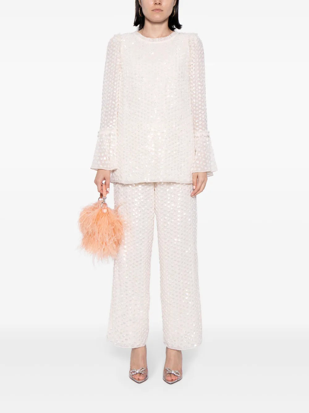 Raindrop Sequinned Blouse
