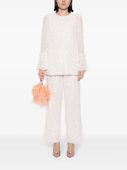 Raindrop Sequin Trousers