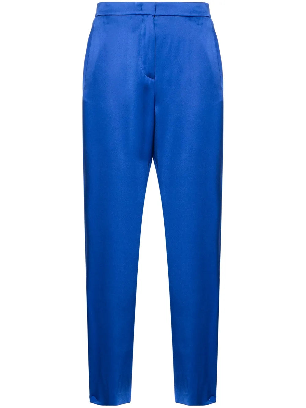 Tapered Silk Trousers
