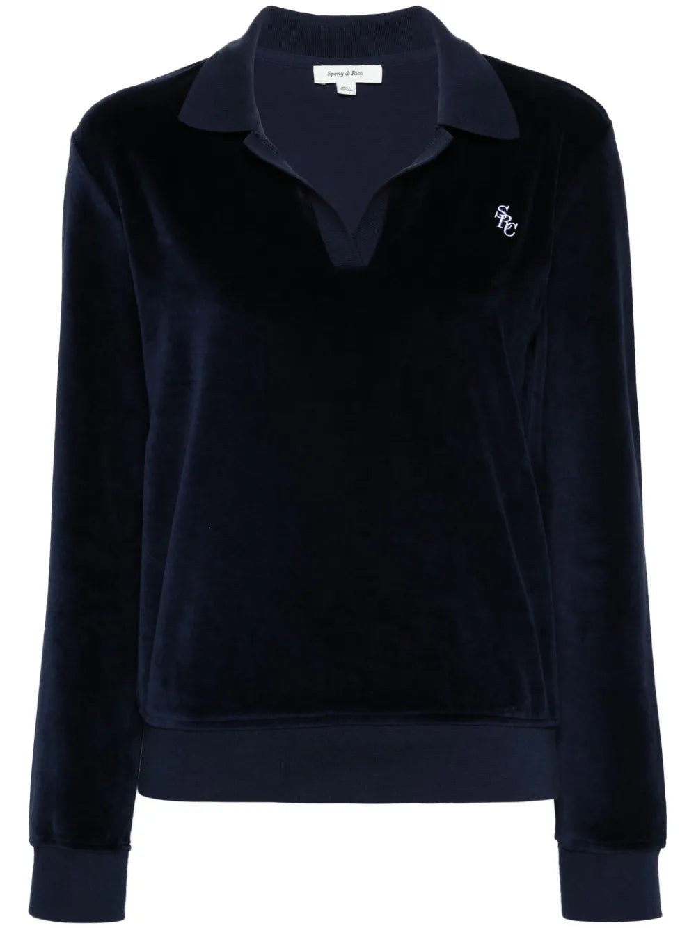 Src Velour Polo Top