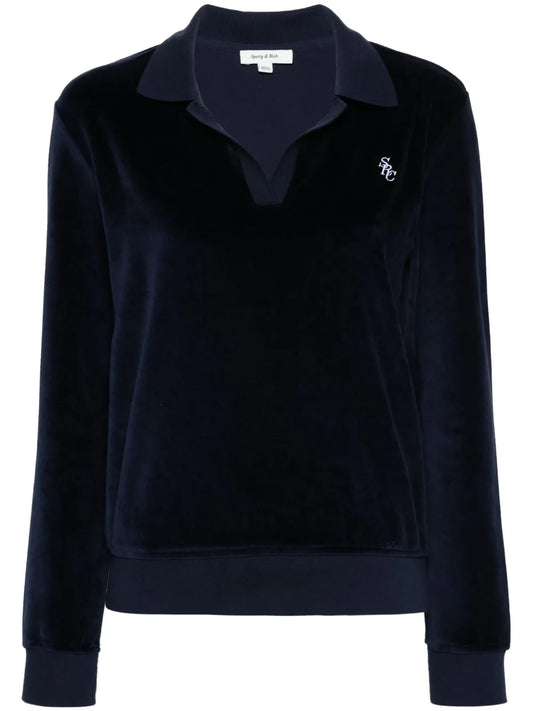 Src Velour Polo Top
