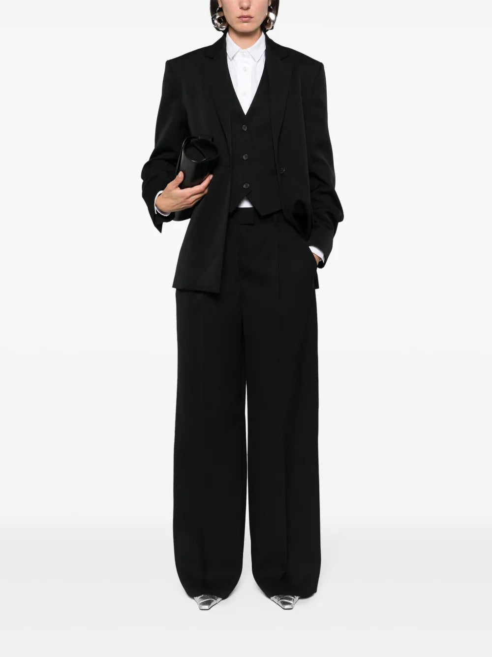 Single-Breasted Wool Blazer