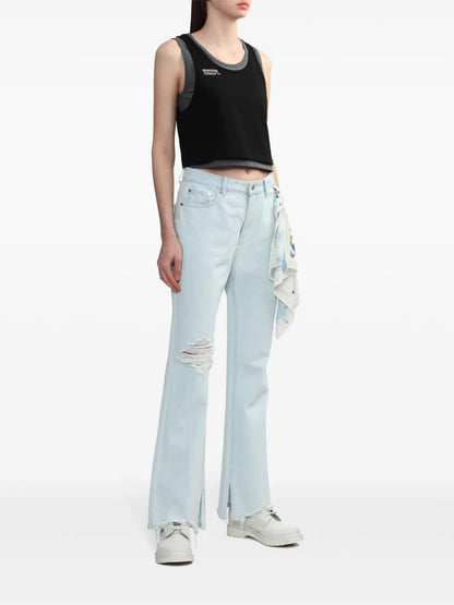 Layered Cotton Tank Top