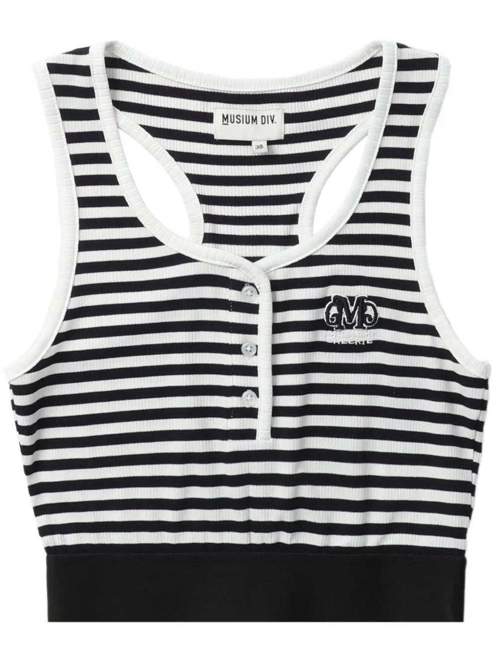Striped Cropped Tank Top