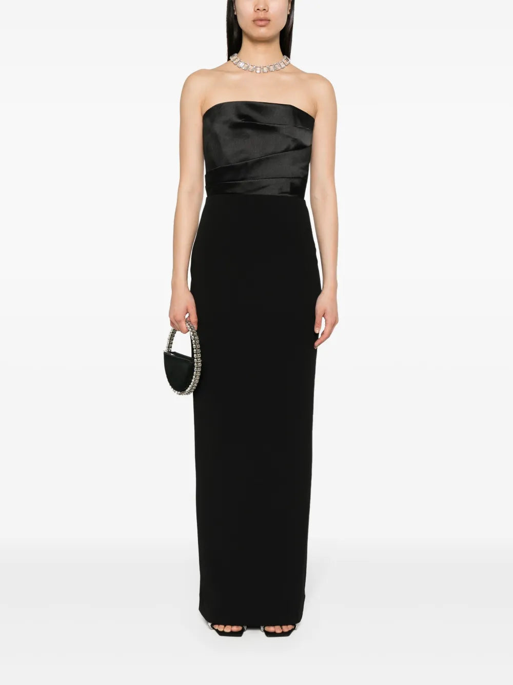 Afra Crepe Maxi Dress
