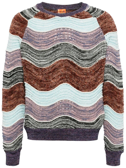 Peacock-Knit Jumper
