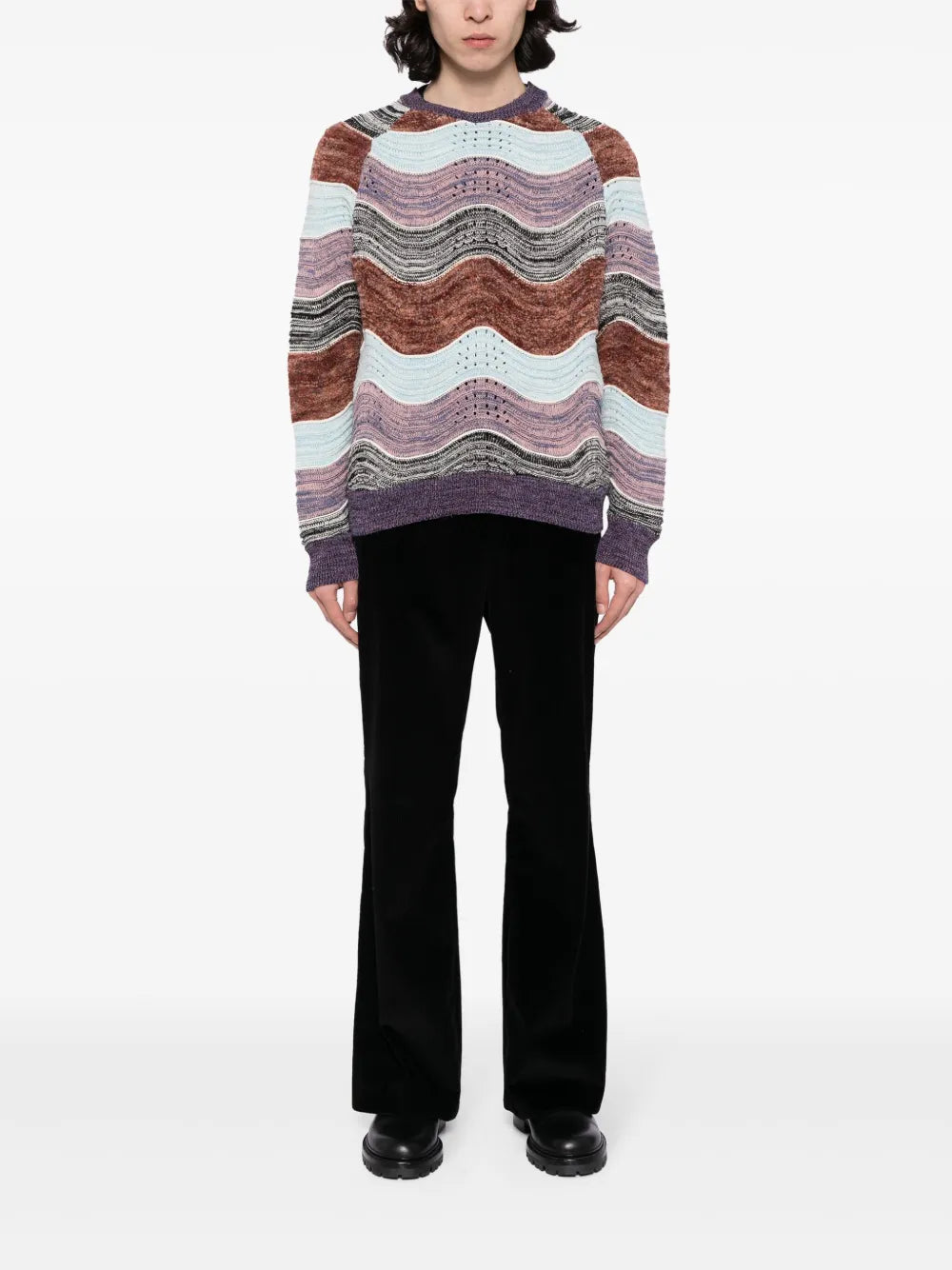 Peacock-Knit Jumper