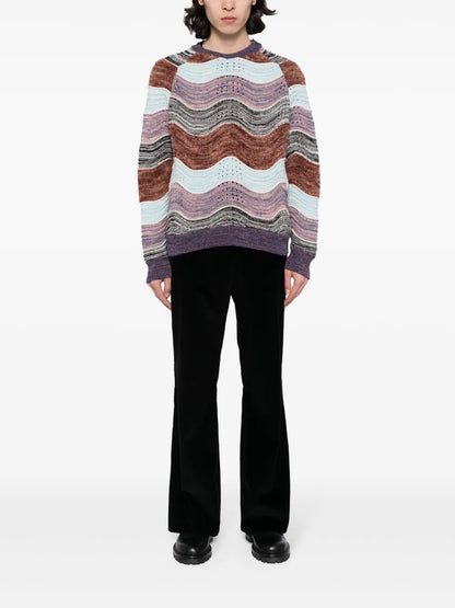Peacock-Knit Jumper