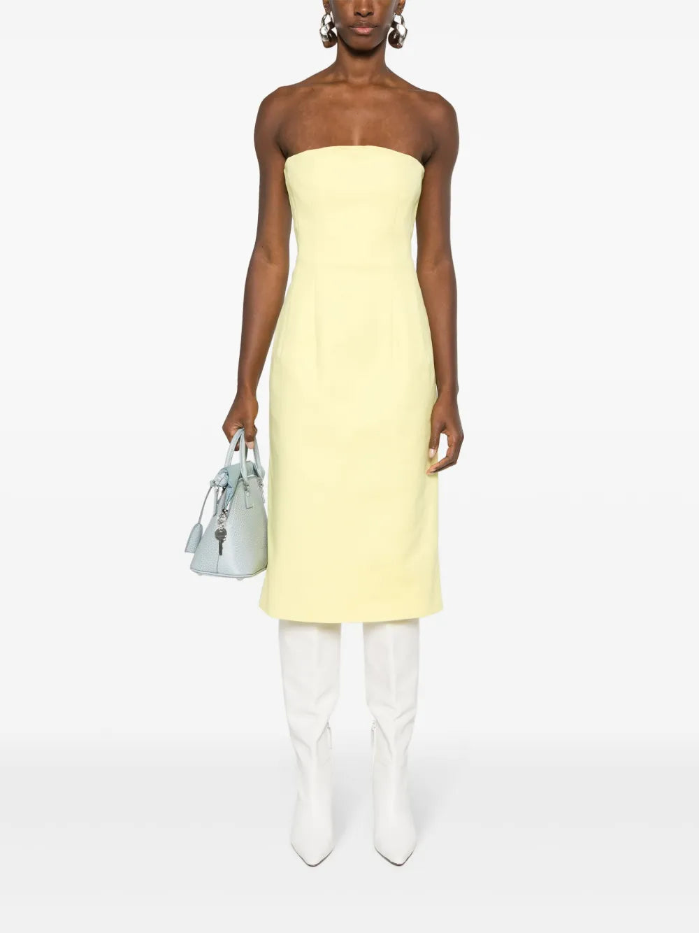 Bandeau-Style Midi Dress