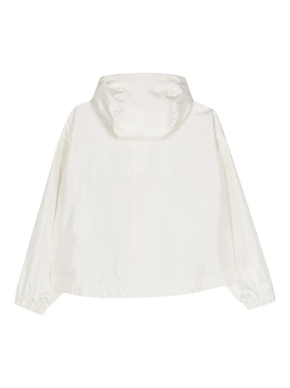 Logo-Appliqué Hooded Jacket