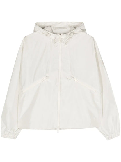 Logo-Appliqué Hooded Jacket